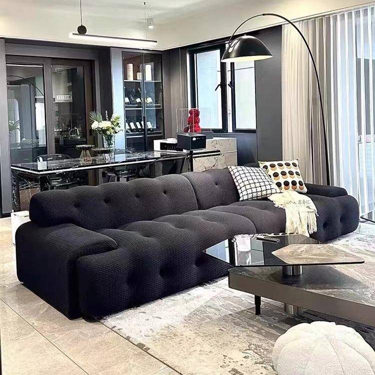 意式客厅极简风现代简约设计师布艺写意空间北欧小户型罗奇堡沙发