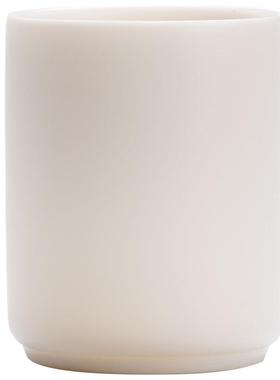 羊脂玉白瓷闻香杯茶杯陶瓷主人杯单杯猪油白直筒品茗杯单人杯