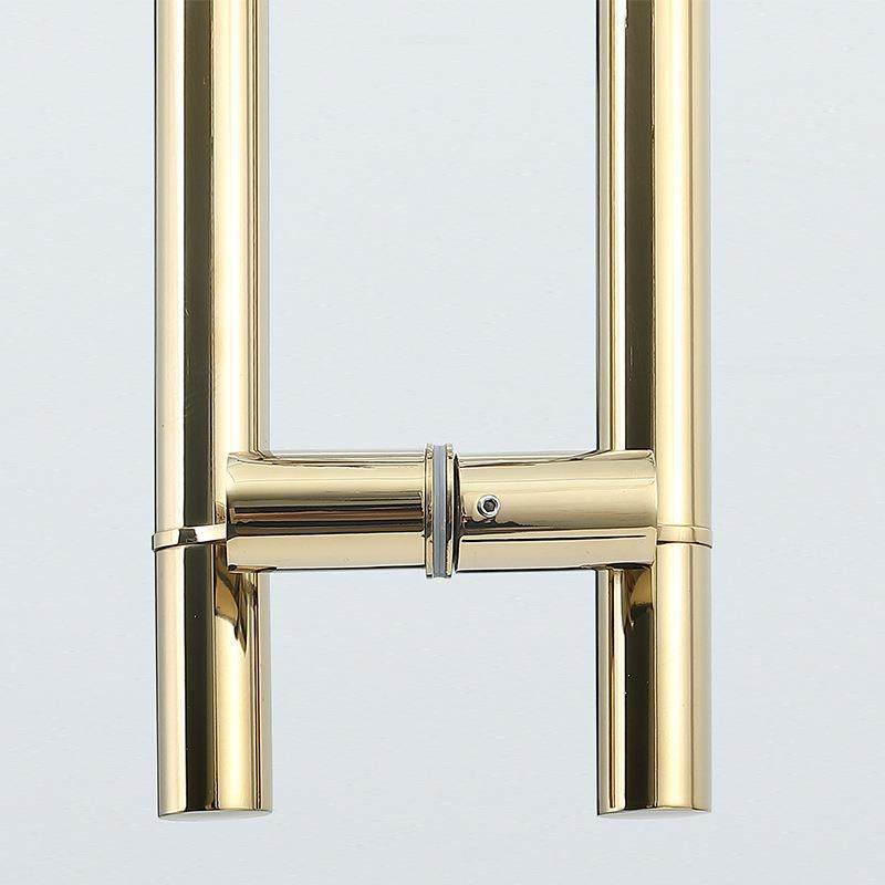 衣柜门圆管抽屉拉手橱柜衣柜金色玻璃木门钛金现代简约现代轻奢