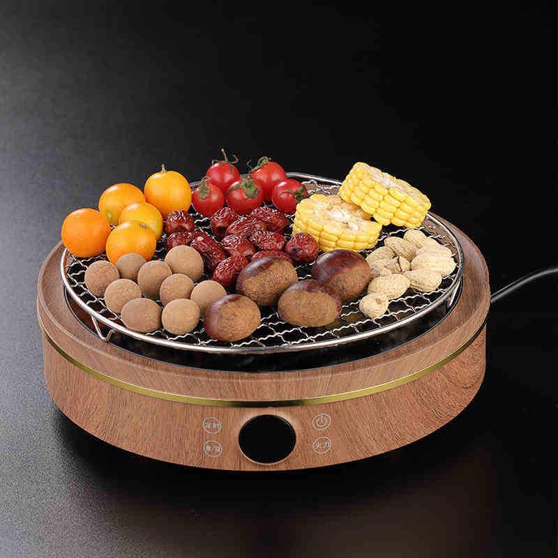 新款2200W电陶炉网红围炉煮茶室内耐热玻璃煮茶壶烤茶炉家用套装