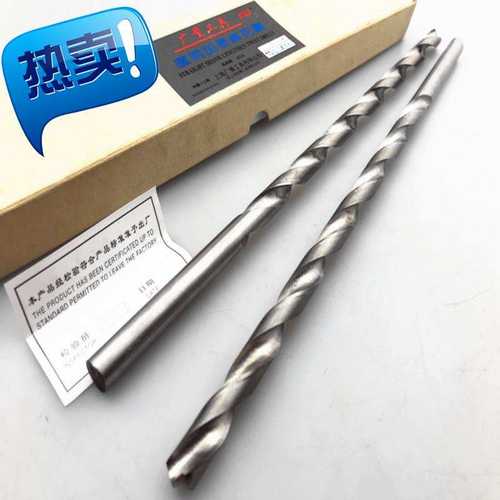 加长直柄6钻 w6542加长钻头 全磨制高速钢特长麻花钻5-16*450
