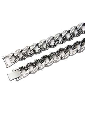 15mm full diamond fashion steet exaggeration jewelry hip hop