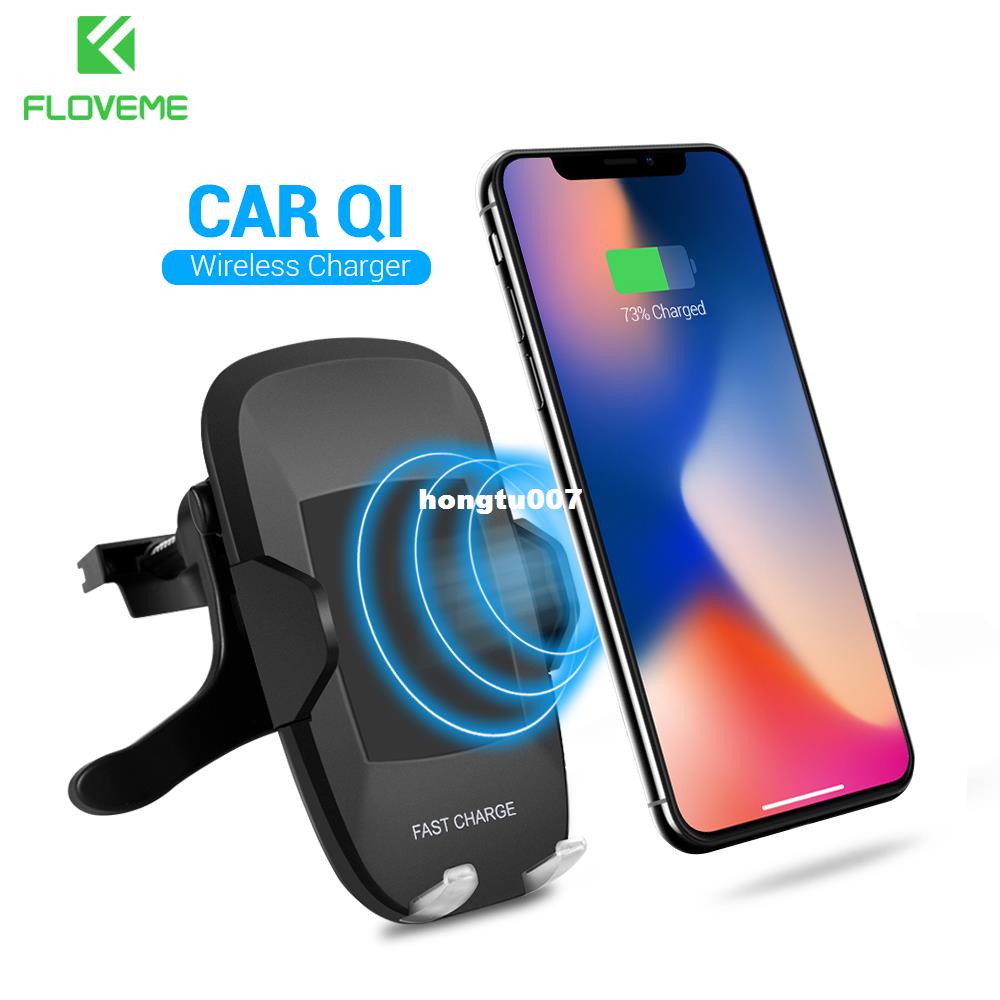 Qi Wireless Car Charger 360 Degree Rotation Car Hold