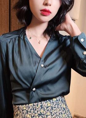 Simple emerald pearl pendant necklace elegant white clavicle