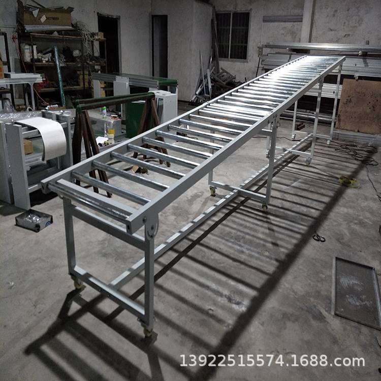 新品厂促无动力滚筒输送机 装车卸货爬坡机 动力滚筒流水线输送品