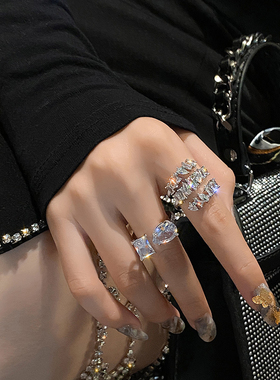 Koreas new design fashion jewelry luxury copper inlaid larg