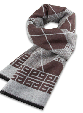 Fashion Design Winter Mens Casual Thicken Scarf Male Winter