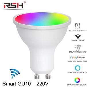 智能RGB调光WiFi智能灯泡无线5W远程操控Alexa语音智能家居灯泡