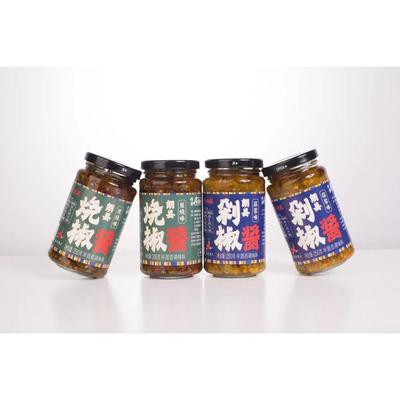 新货西藏剁椒酱烧椒酱商用临江寺豆瓣朗县辣椒酱正品旗舰店一件包