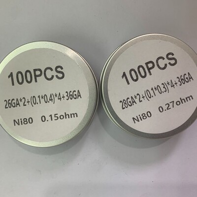 成品发热丝NI80六芯Framed staple花式发热丝coil电阻丝