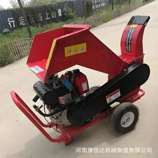 大型移动式柴油园林绿化树枝粉碎机农用秸秆粉碎还田机