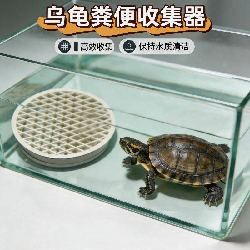 乌龟粪便收集器龟缸专用马桶式