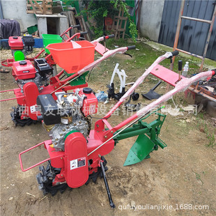 汽油链轨微耕机 山地开沟起陇施肥播种犁地机 履带式链轨微耕机