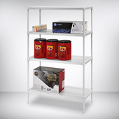 落地式 多尺寸可调节新款 冲孔板置物架收纳架免安装 简约厨房蜂窝板