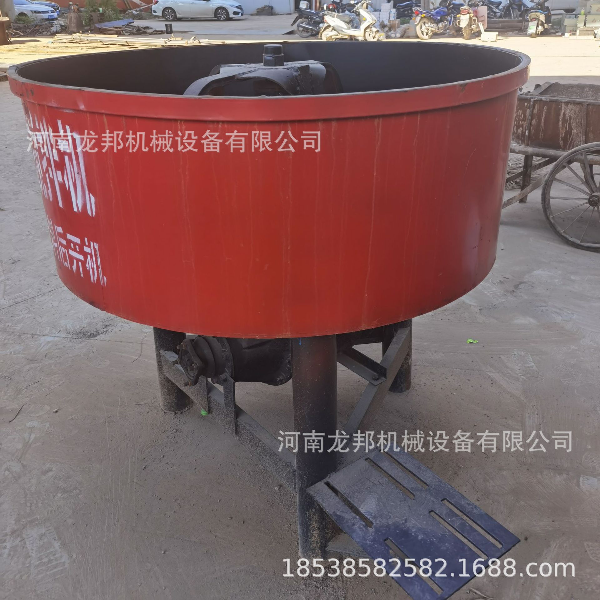 混凝土平口搅拌机头次强制搅拌机二次储存罐立式平口搅拌机拌料机