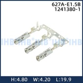 E1.5B 镀锡对插公母 1241380 627A 1连接器插簧 插片 连绕端子 接