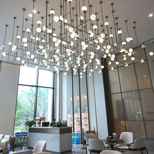 酒店大堂LED吊灯KTV大厅别墅复式楼宴会厅售楼部沙盘工程灯饰