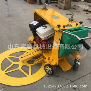 手推井盖切圆机 混凝土路面切缝机 沥青路面圆弧下水道切割机