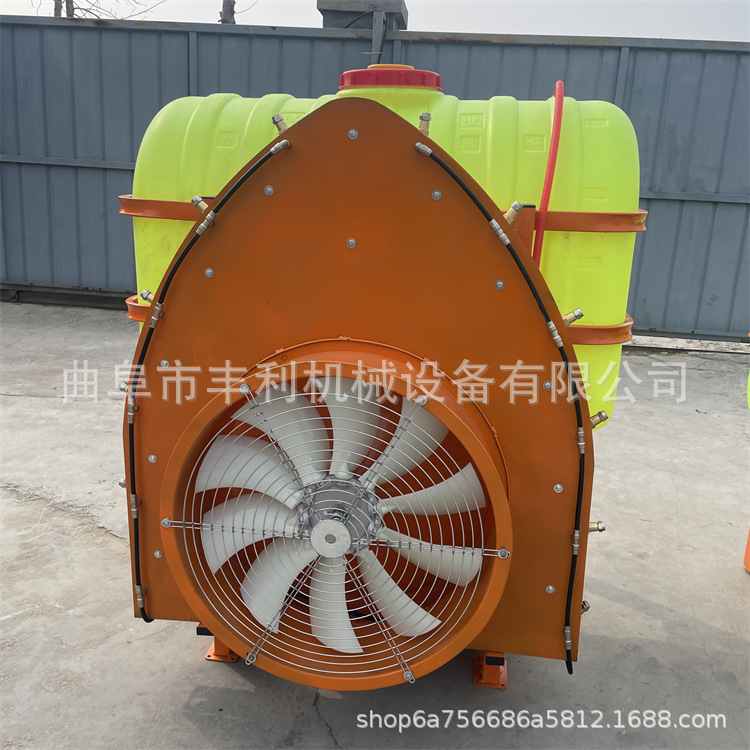 自动卷管拖拉机后悬挂式打药机 1000斤轴传动喷药机