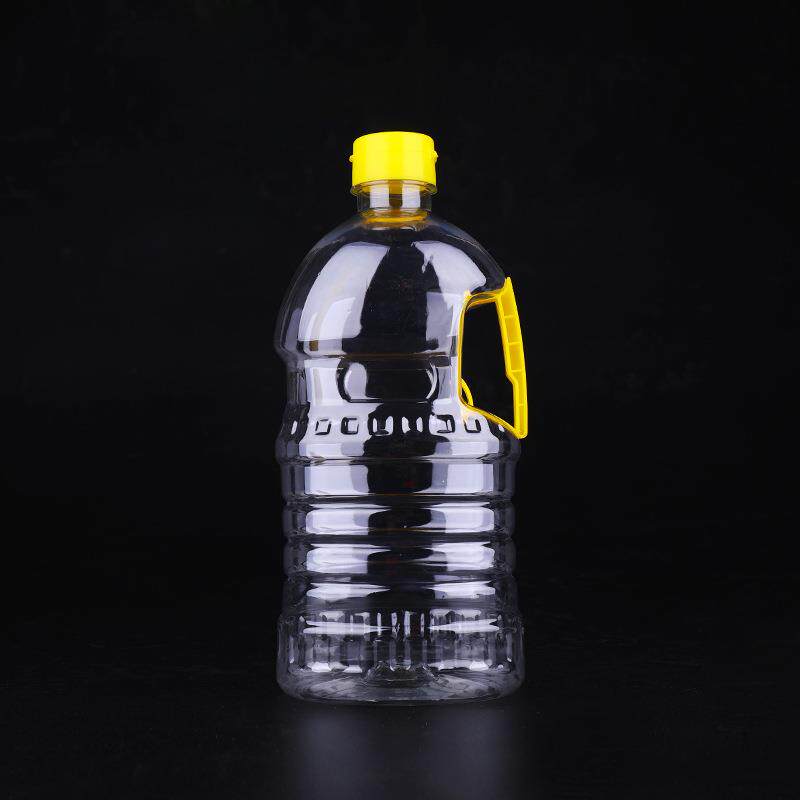油瓶空酒瓶瓶方形ml包装饮料瓶塑料带盖pet毫升1L透明加厚500密封