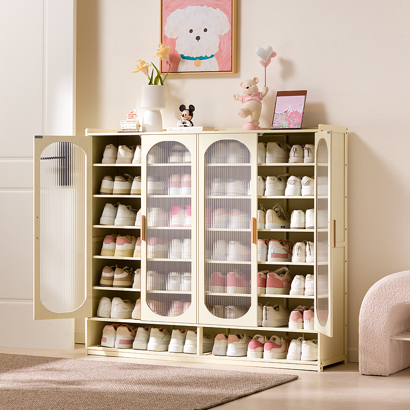 新款鞋柜家用多层收纳鞋防尘门口玄关落地大容量玄关置物架鞋架子