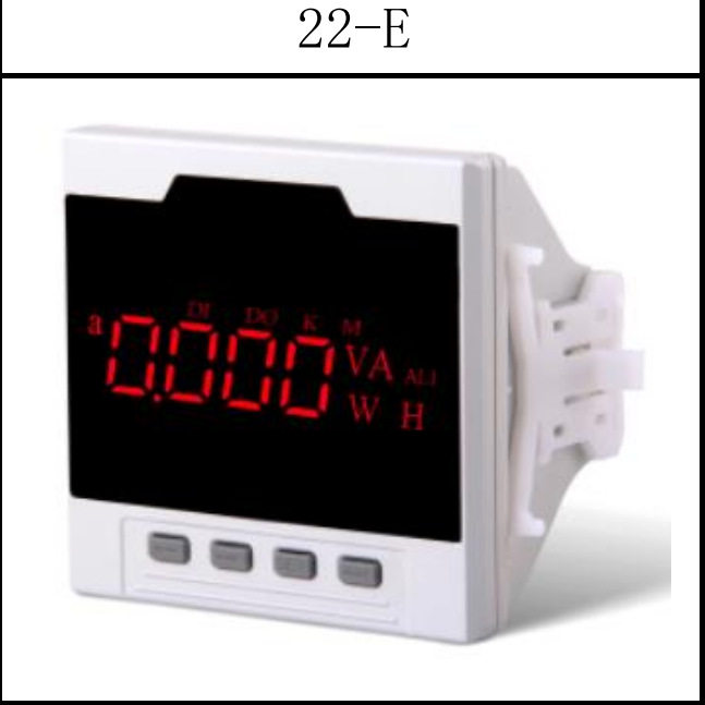 单相多功能电力仪表91*91 76*76 67*67MM测量单相全电量RS485通讯