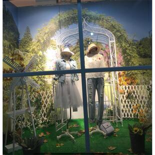 欧式铁艺婚礼拱形门婚庆道具婚礼拱门架子爬藤架摄影花门礼庆拱门