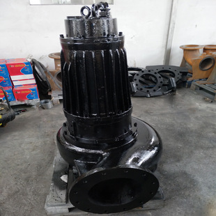 DN150出水口径潜污泵 7.5KW无堵塞潜水排污泵 凯普德 4CB AS55