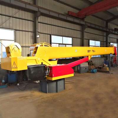 船吊液压伸缩臂船用吊机12吨甲板吊无尾吊