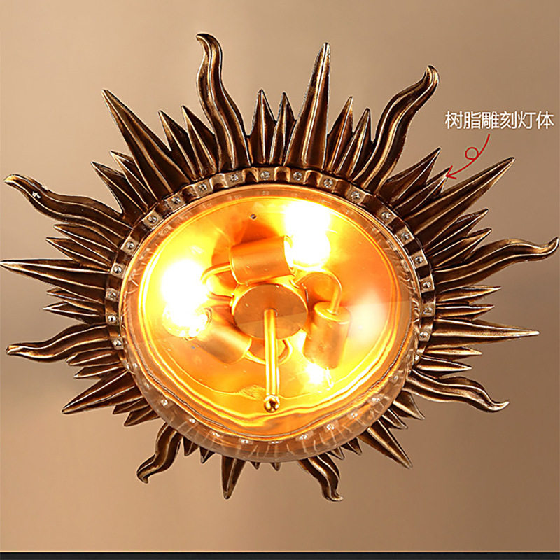 吸顶灯工业风客厅卧室餐厅灯具咖啡馆个性装饰阳台led灯室内美式