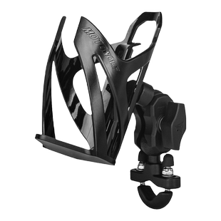 摩多狼摩托车骑行水杯架保险杠固定架子水壶架铝合金骑行装置通用