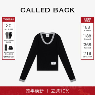 Called Back长袖 T恤女2025冬季 修身 系列 新款 打底上衣 Archive