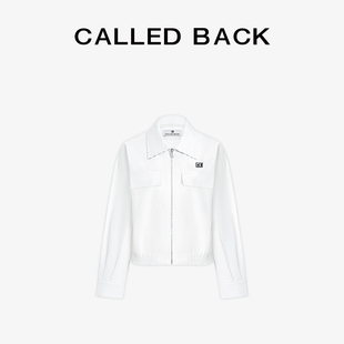 CALLED 双口袋设计翻领休闲百搭运动夹克外套女 BACK2026春夏新款