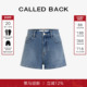 Back牛仔短裤 热裤 女2025夏季 Called 新款 百搭时尚 高腰显瘦裤 子