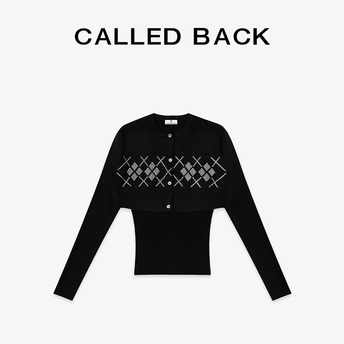 CalledBack针织开衫女显瘦上衣