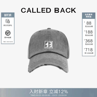CALLED 棒球帽刺绣logo休闲百搭鸭舌帽 BACK官方直营马嘉祺同款