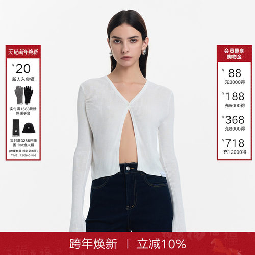 CalledBack针织开衫女