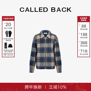 Archive 新款 系列 Back毛呢外套女2025年冬季 格纹上衣 Called