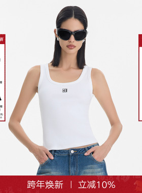 【王珞丹同款】CalledBack吊带背心女简约U领单穿内搭无袖上衣