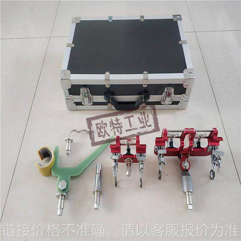 10kv带电作业线夹安装器双头并勾线夹装拆工具并沟线夹成套操作杆