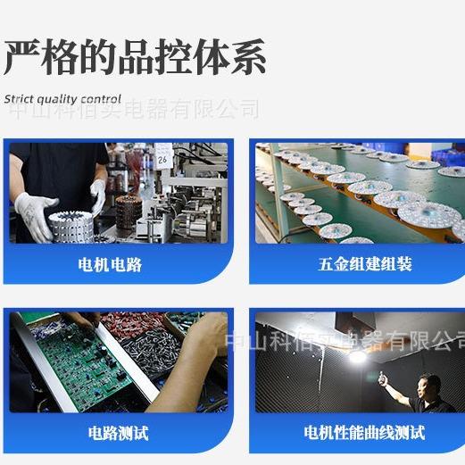 52寸大风力吊扇美式风扇灯led现代简约客厅餐厅遥控一体化吊灯