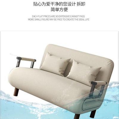 两用沙发床叠功能小办户型单人YUM简易双人布多艺客厅书房公折室