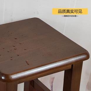 加固全161实木四方凳子饮家用木凳方凳现经代简约餐实木凳学生凳