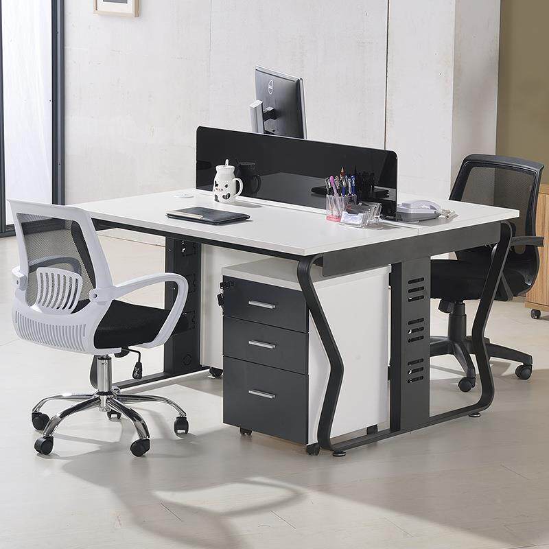 职工办公桌员工桌64人位员3屏风工位2组职员办公工桌FYP椅合简约