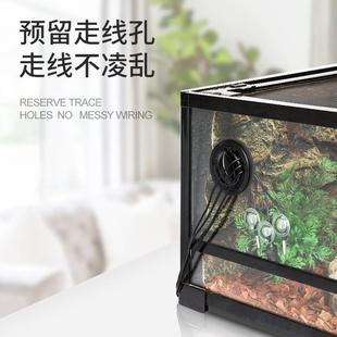 Reptizoo瑞皮爬虫宠守宫饲养箱玻璃生态雨林缸乌龟鬃狮蜥蛇寄居蟹