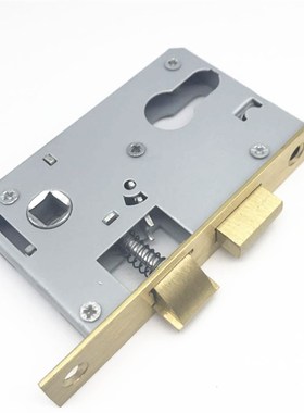 房门锁125mm黑色小50卧室房门钢木门家用通用型执手门锁具配件