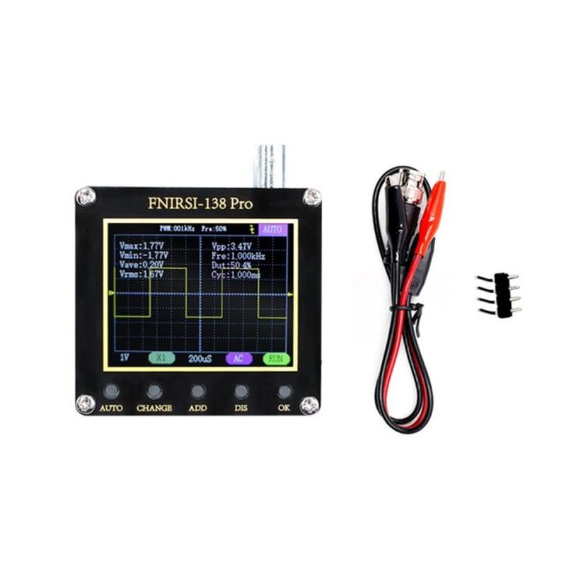 Compact Handheld Oscilloscope 2.5MSa/s 200KHz Analog Bandwid
