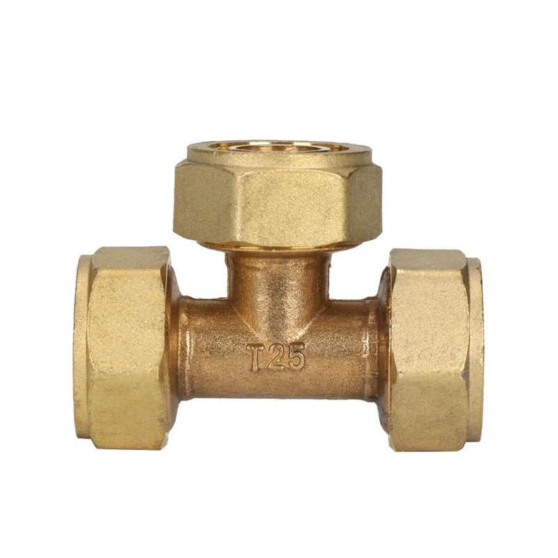 太阳能地暖管 1216 20铝塑管配件 铜接头内牙外牙 弯头 直接三通