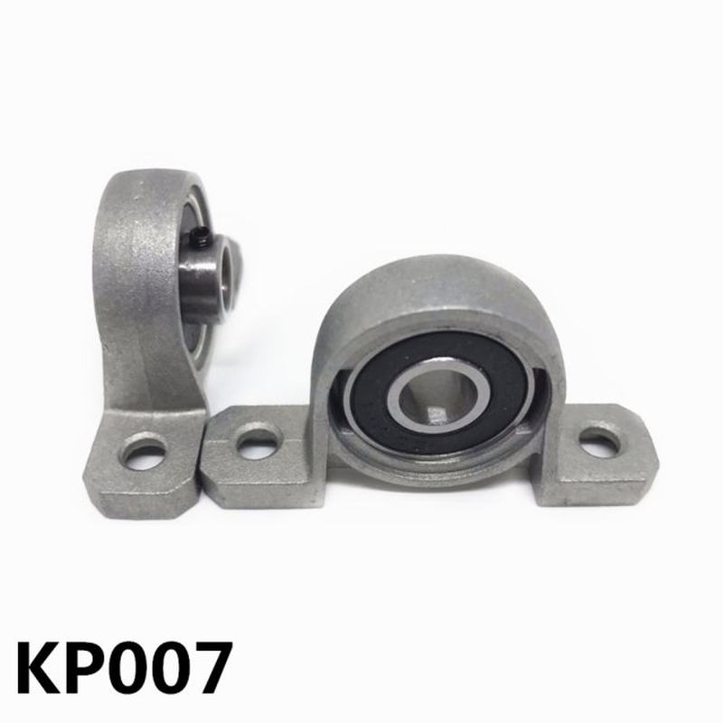 2Pcs Zinc Alloy KP007 Ball Bearing 35mm Bore Diameter Housin