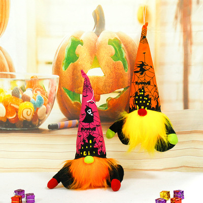 好货Halloween dwarf faceless doll pendant Halloween decorati